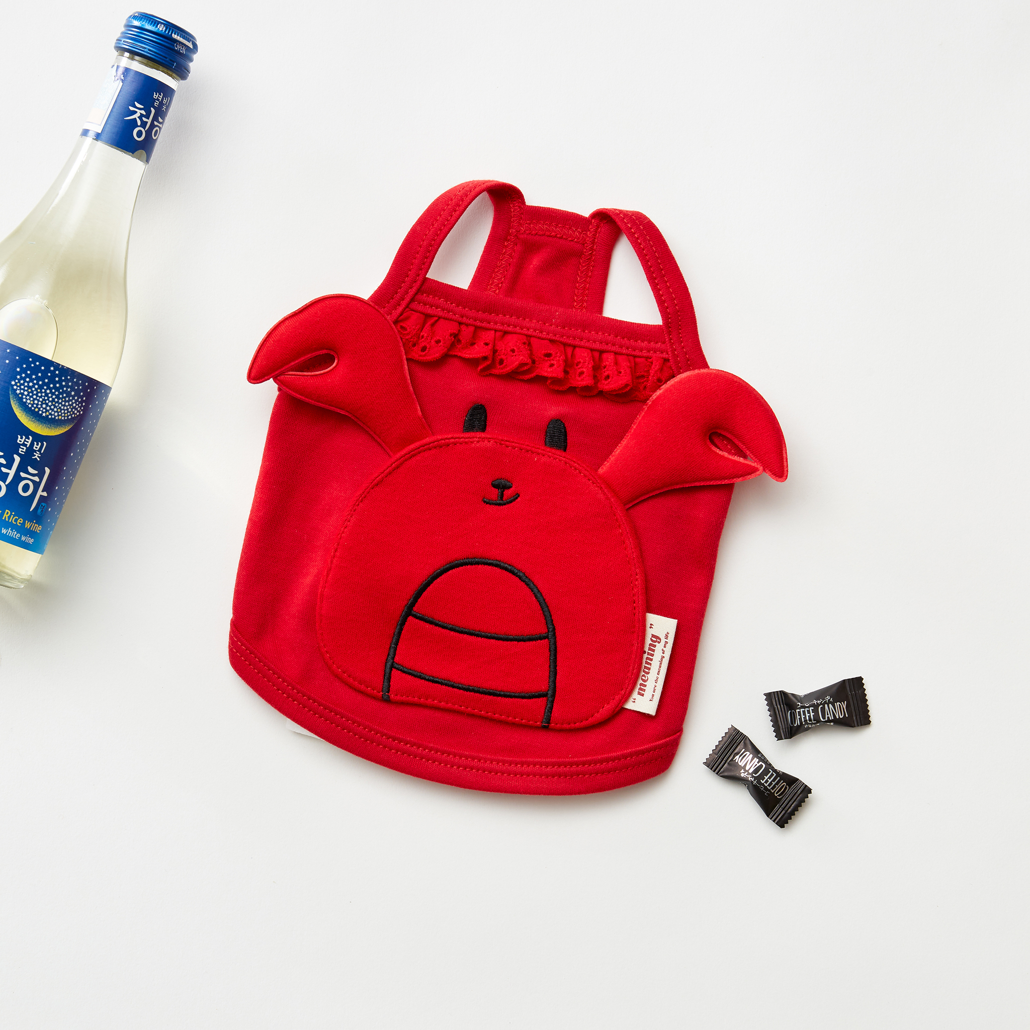 Áo Và Nón Chú Cua Đỏ Hiha Pets