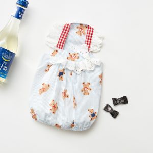 Váy Hai Dây Và Nón Gấu Hiha Pets