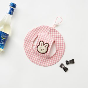 Nón Tai Bèo Caro Gấu Hiha Pets - Hồng