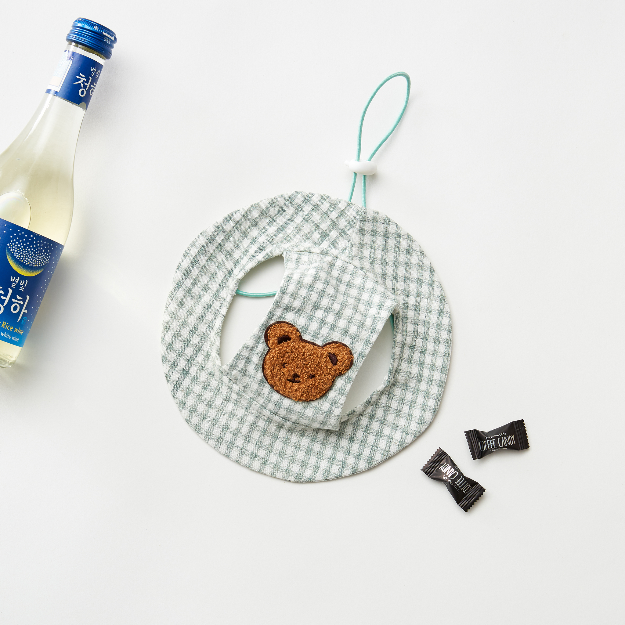 Nón Tai Bèo Caro Gấu Hiha Pets – Xanh