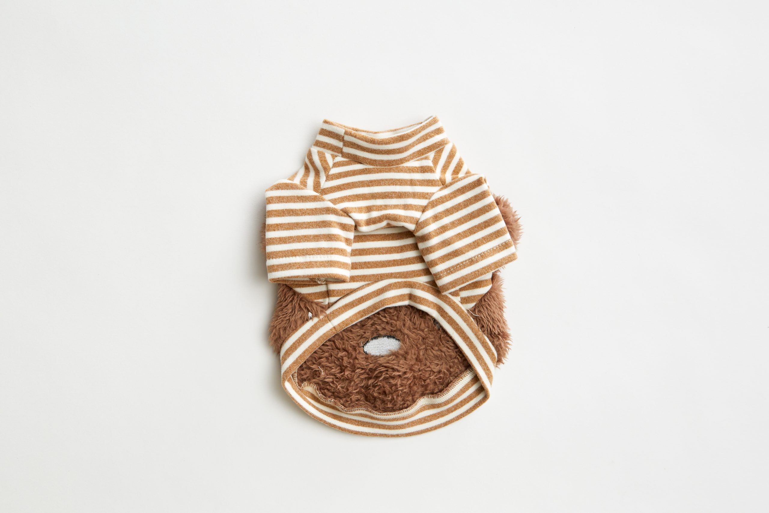 Áo Thun Sọc Gấu Hiha Pets - Nâu 1 HH 298 scaled