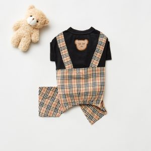 Jump Thun Sọc Caro Hiha Pets - Đen