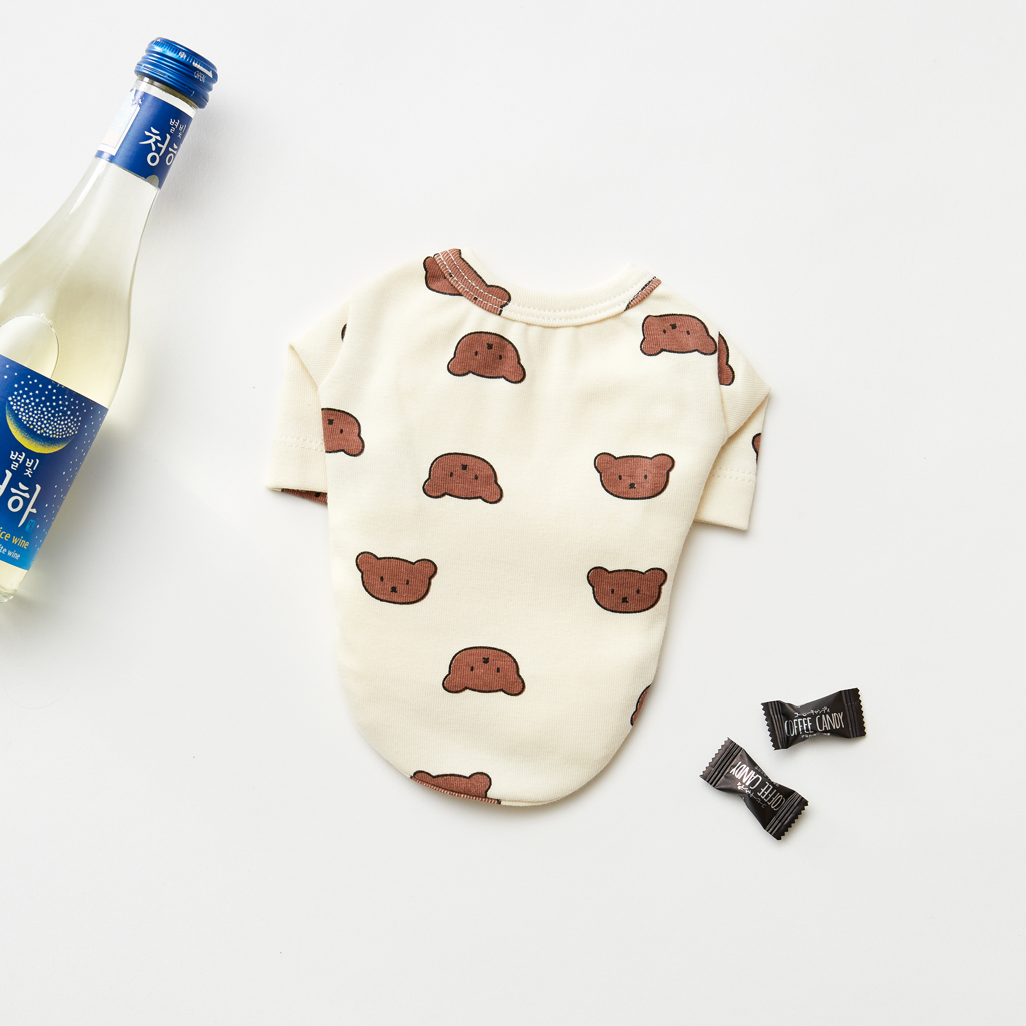 Áo Thun Gấu Hiha Pets – Kem