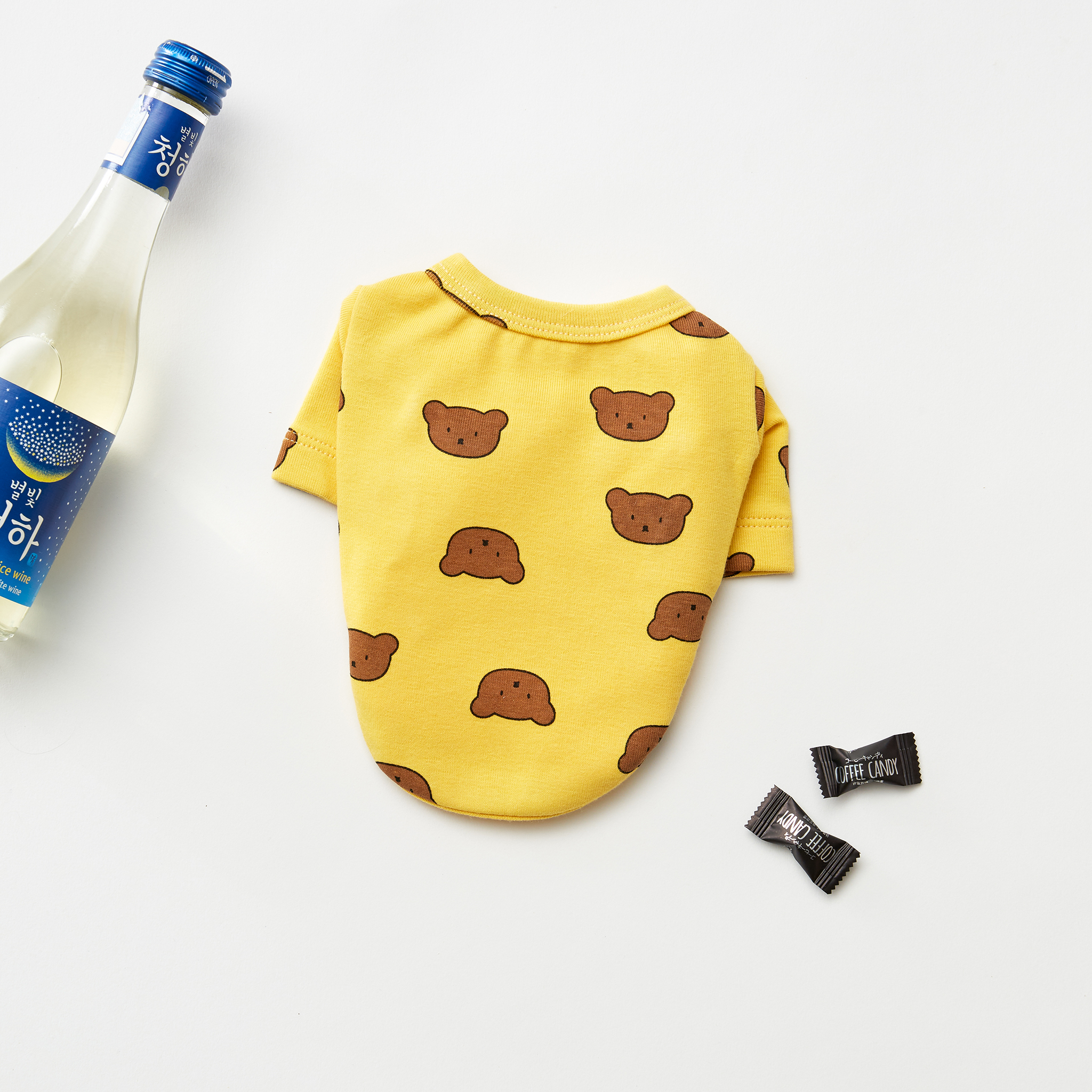 Áo Thun Gấu Hiha Pets – Vàng