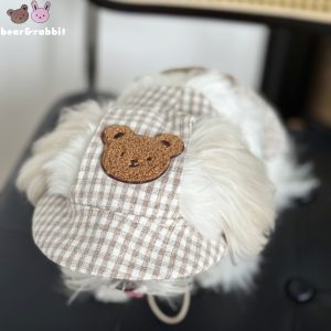 Nón Tai Bèo Caro Gấu Hiha Pets - Nâu 3 IMG 6109