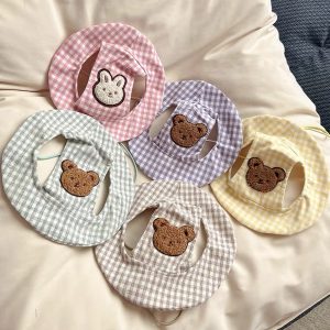 Nón Tai Bèo Caro Gấu Hiha Pets - Nâu 4 IMG 7904 1