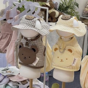 Nón Tai Bèo Caro Gấu Hiha Pets - Nâu 5 IMG 8077 2