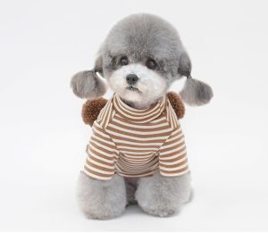 Áo Thun Sọc Gấu Hiha Pets - Nâu 2 PT89833 09